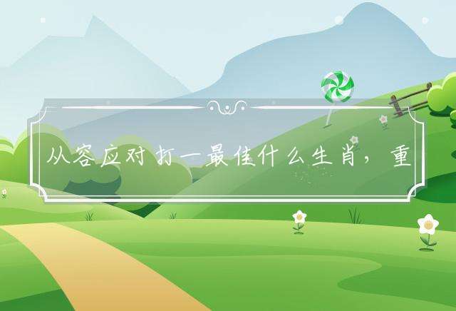 从容应对打一最佳什么生肖，重点成语解释释义